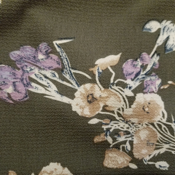 UMGEE Off Shoulder Floral Top Ruffle Top NWT L - Picture 5 of 6